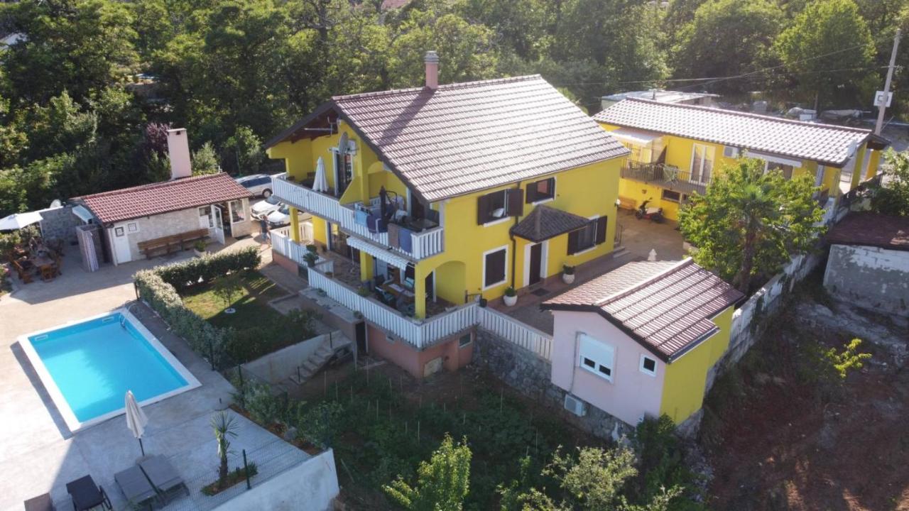 Apartments Nika With Swimming Pool And Beautiful Sea View Dobrec Ngoại thất bức ảnh